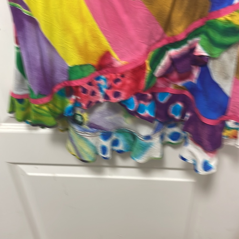 Colorful vintage jams world maxi skirt - Picture 3 of 4